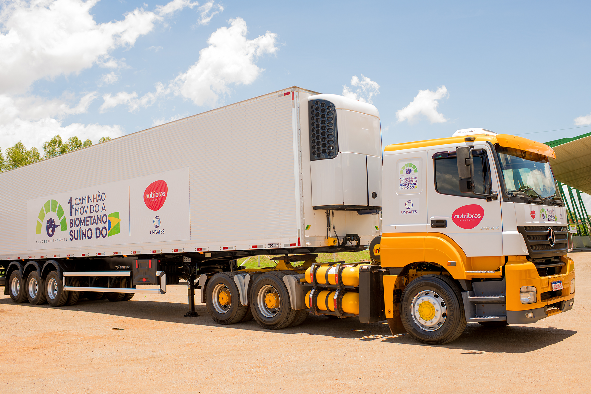 Nutribras desenvolve primeiro caminhão movido a Biometano Suíno